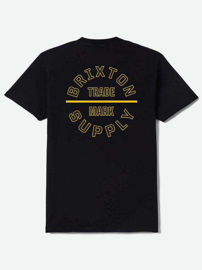 Brixton Oath V T-Shirt Holiday 2026 | BLACK/DARK YELLOW