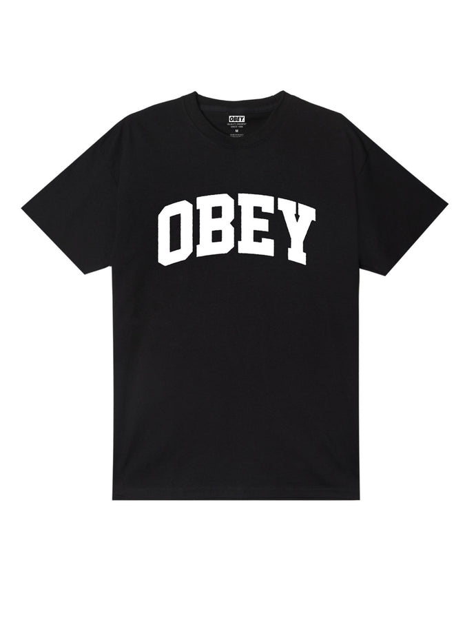 Obey Obey Collegiate T-Shirt Fall 2026 | BLACK (BLK)