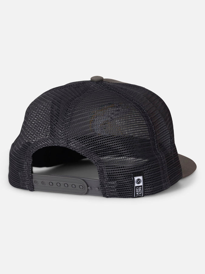 Salty Crew Yellow Tailed Trucker Hat | DARK GREY