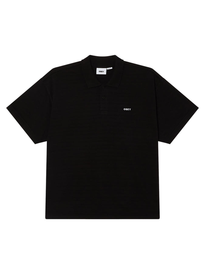 Obey Bold Polo Spring 2026 | PIGMENT BLACK (BLK)
