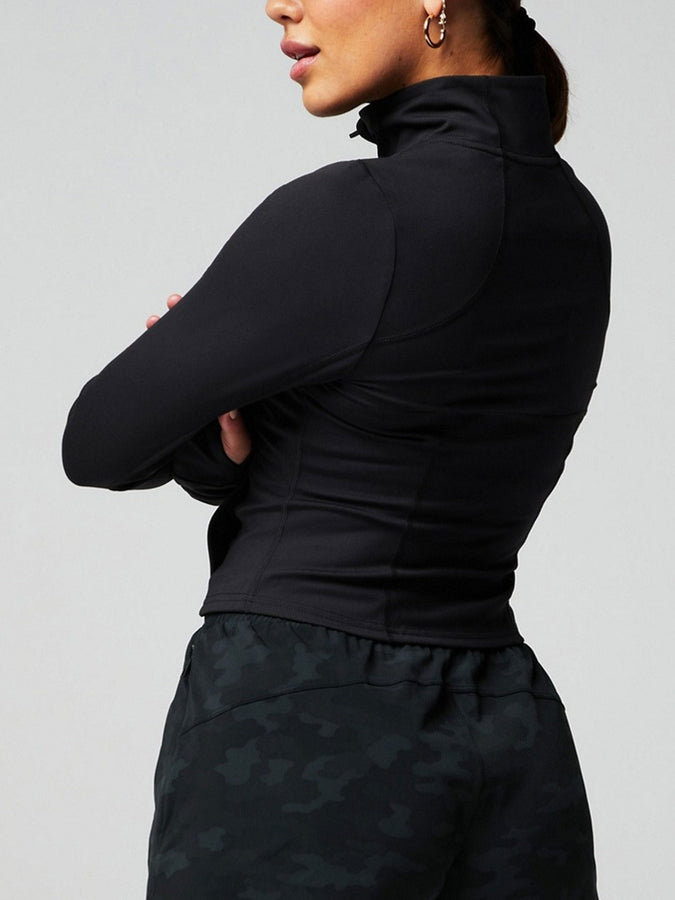 Fabletics Perfect Storm Cropped Train Jacket Fall 2026 | BLACK