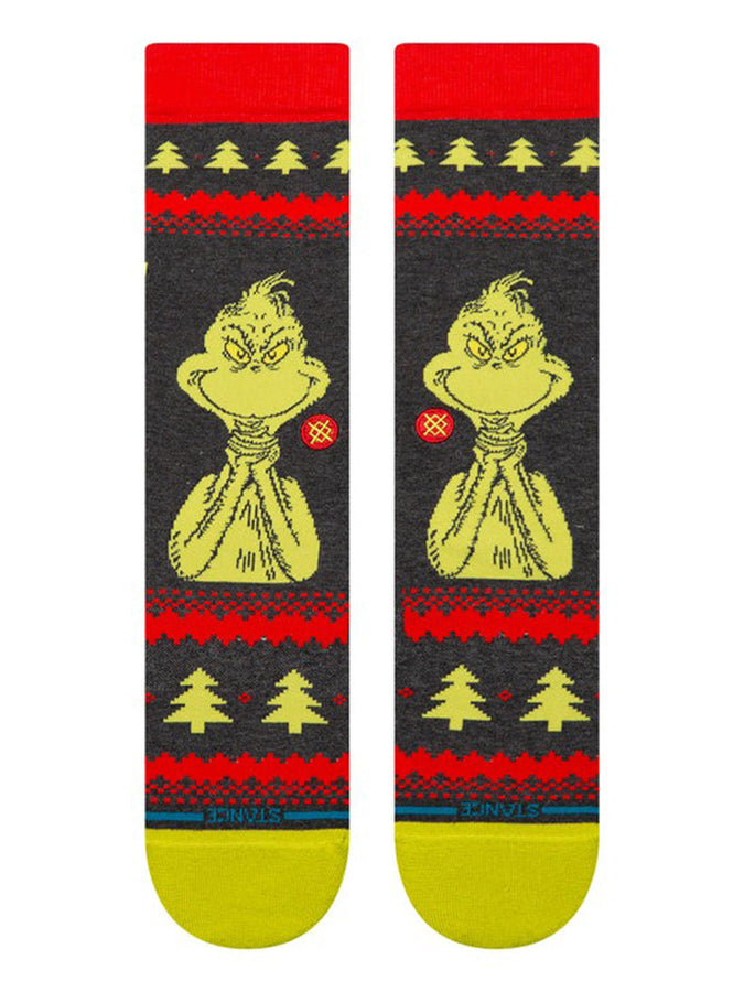 Stance x The Grinch Grinch Sweater Socks | BLACK (BLK)