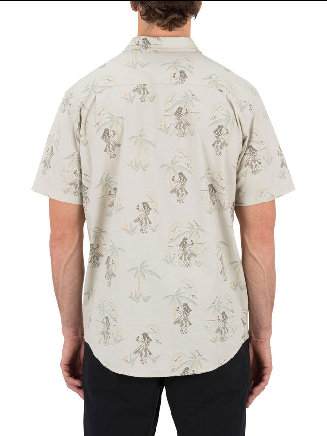 Hurley One And Only Lido Stripe Short Sleeve Buttondown Shirt Spring 2026 | BONE 2 (072)