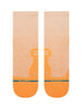 Stance Run Powder Split Light Quarter Mango Socks