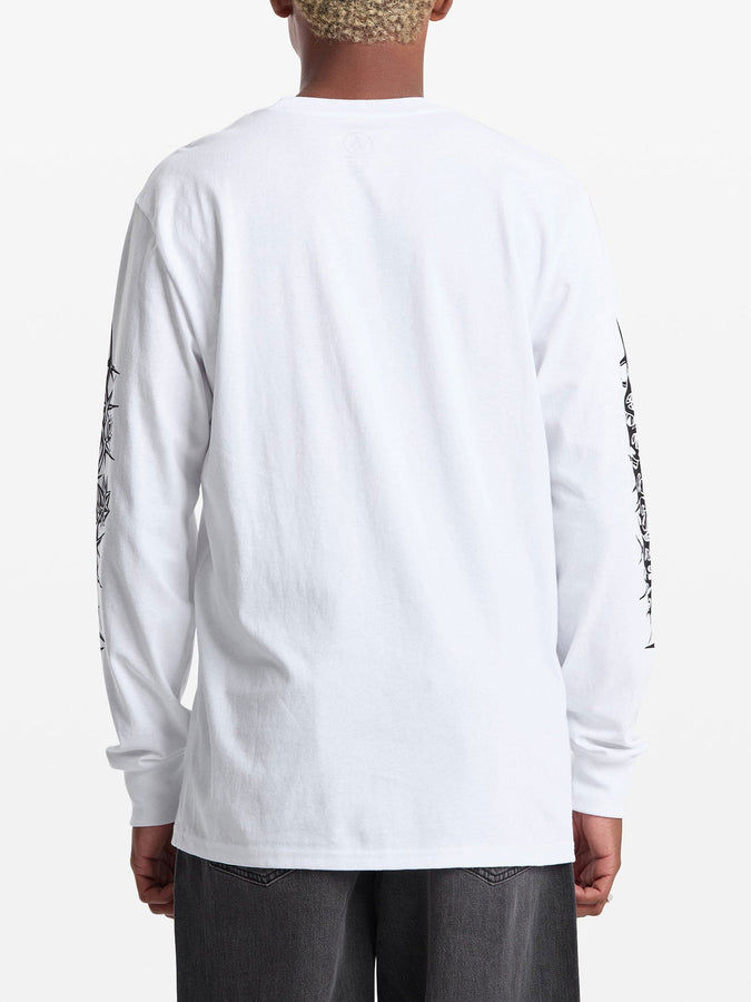 Volcom Die By The Stone Long Sleeve T-Shirt Spring 2026 | WHITE (WHT)