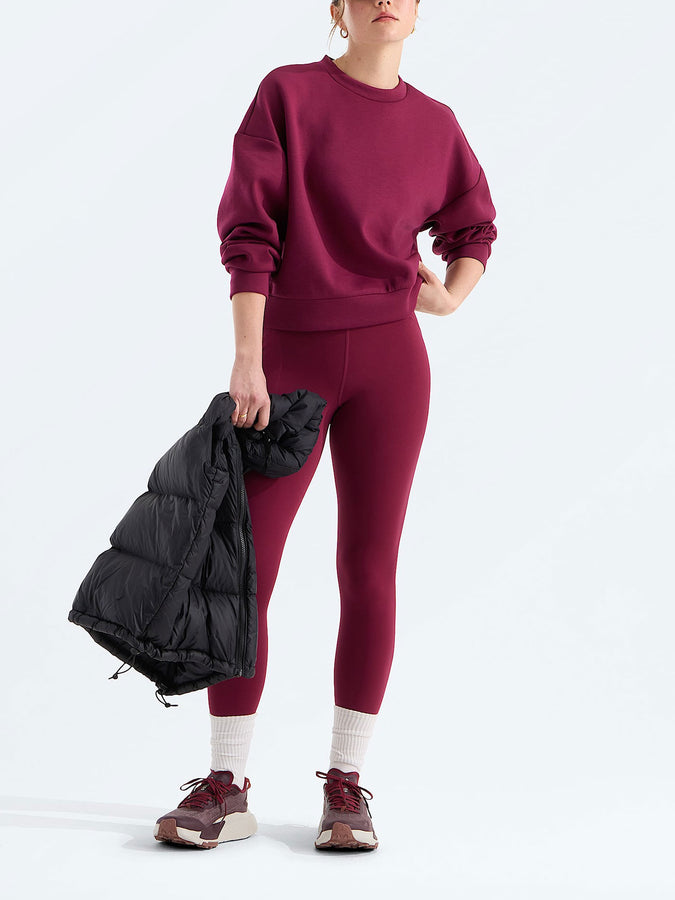 The North Face Jaida Crewneck Sweatshirt Fall 2026 | BURGUNDY CRUSH (MVO)