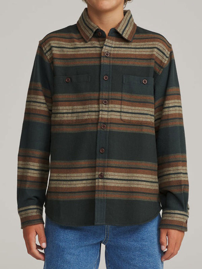 Katin Sierra Flannel Long Sleeve Buttondown Shirt Fall 2026 | DARK OLIVE