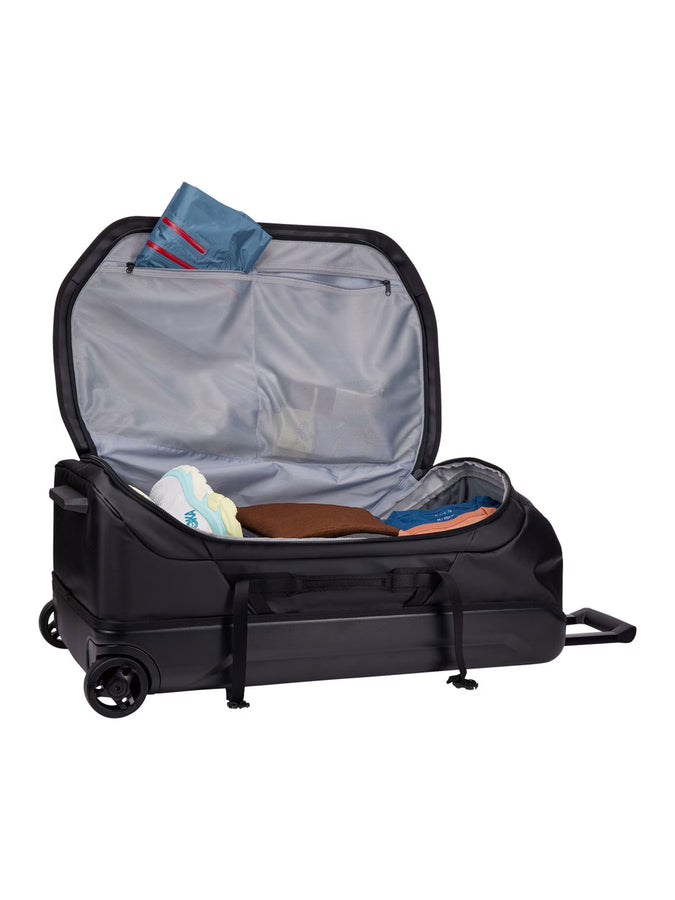 Chasm 110L Wheeled Duffle Bag | BLACK