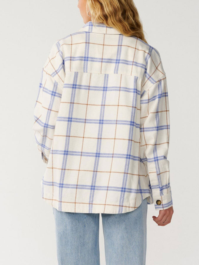 Rip Curl Venture Flannel Long Sleeve Buttondown Shirt Fall 2026 | BONE (3021)