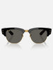 Ray Ban x Asap Rockey Mega Clubmaster Black On Gold /Dark Grey Sunglasses