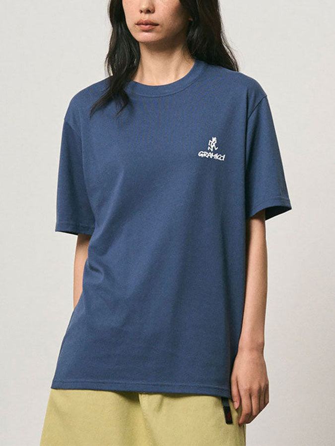 Gramicci One Point Logo T-Shirt Fall 2026 | DUSKY BLUE