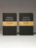 Field Note Pitch Black Ruled Notebook 2 Pack