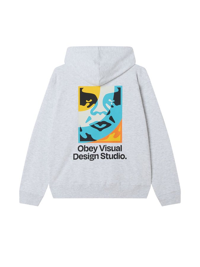 Obey Visual Design Studio Hoodie Spring 2026 | HEATHER GREY (HEA)