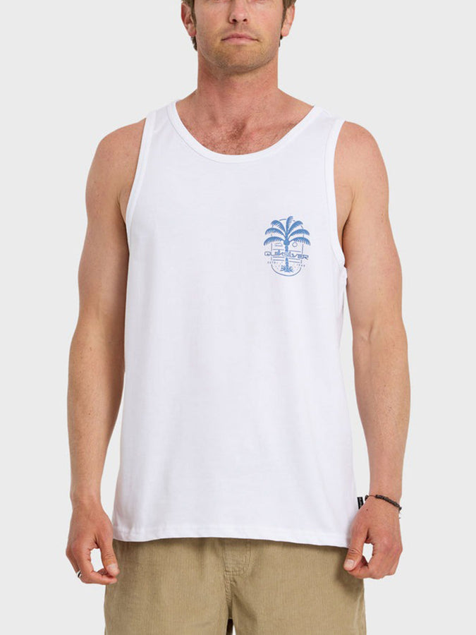 Quiksilver Uno Palm Tank Top Spring 2026 | WHITE (WHT)