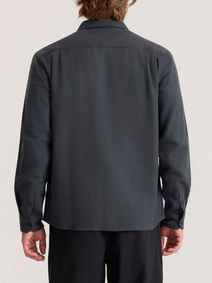 Roark Crossroads Flannel Long Sleeve Buttondown Shirt Fall 2026 | DARK CHARCOAL (DCH)