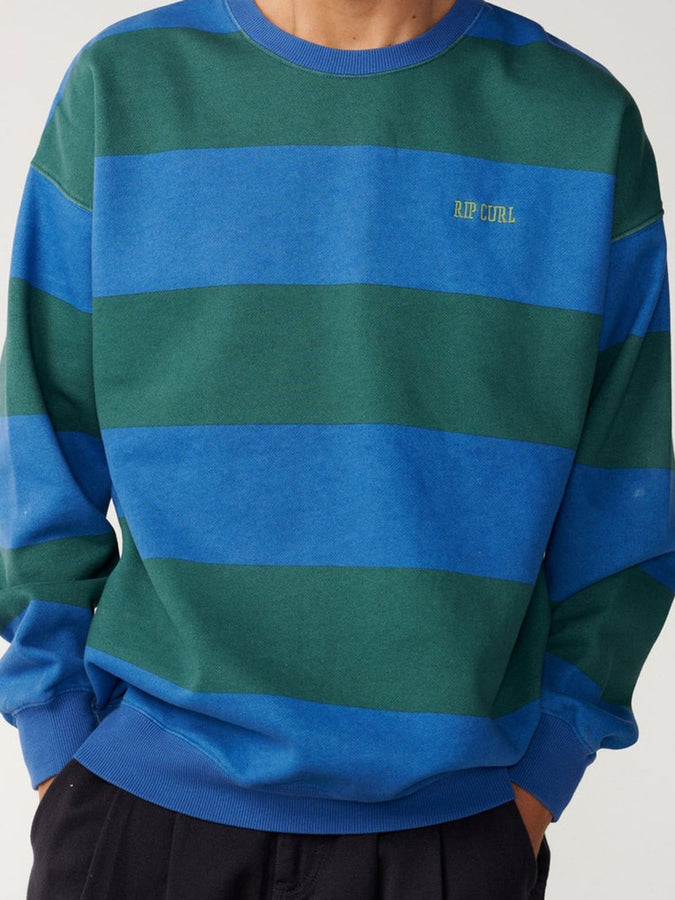 Rip Curl Disorder Stripe Crewneck Sweatshirt Fall 2026 | RIVERSIDE (9529)