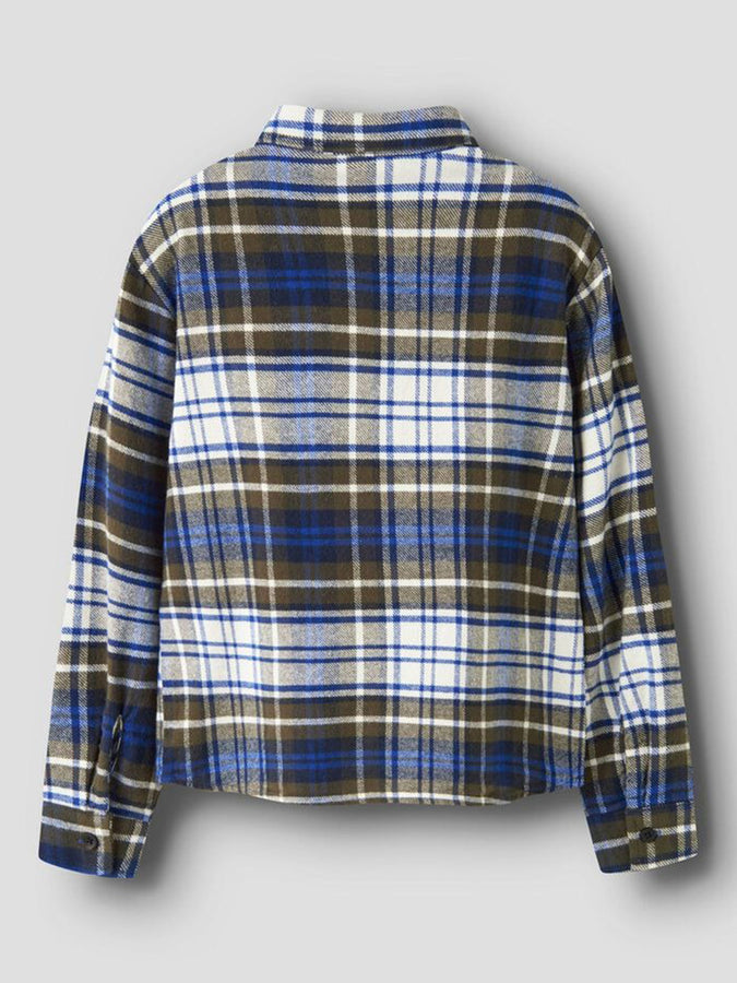 Name It Netul Long Sleeve Buttondown Shirt Fall 2026 | OLIVE NIGHT