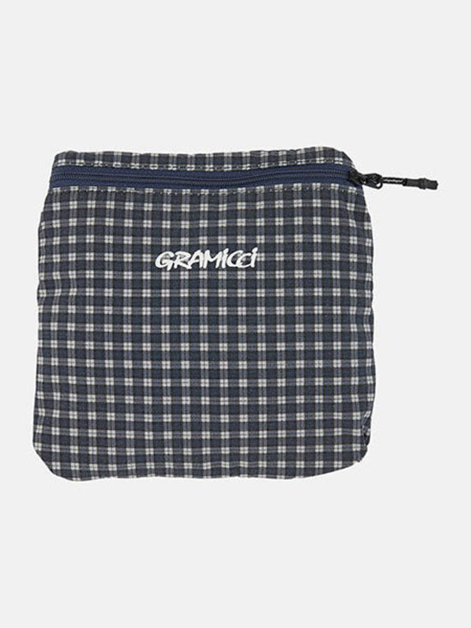 Gramicci Utility Tote Bag | NAVY CHECK