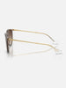 Ray-Ban Erika Transparent Light Brown/Brown Sunglasses