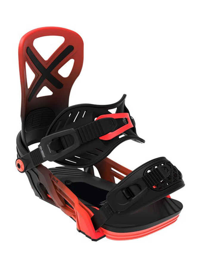 Bent Metal ANVIL 2027 Snowboard Bindings | BLACK/RED