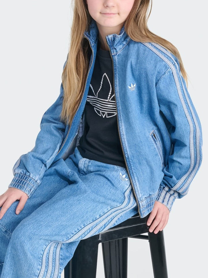 Adidas Firebird Indigo Denim Bleu Vintage Jacket Fall 2026 | VINTAGE BLUE
