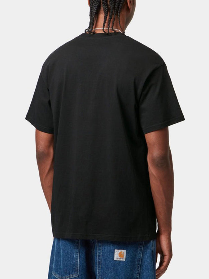 Carhartt Wip Script Embroidery T-Shirt Summer 2026 | BLACK/WHITE (0D2XX)