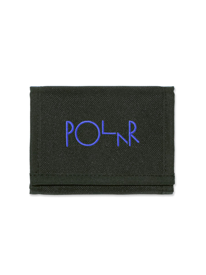 Polar Key Script Logo Wallet | BLACK/BLUE