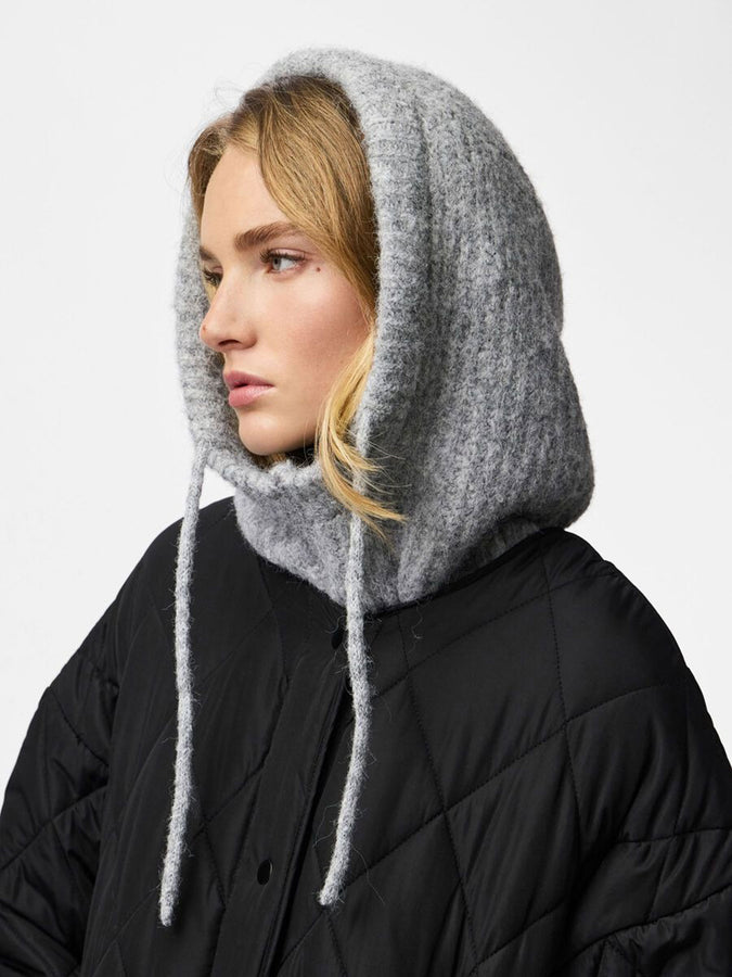 Pieces Nambi Balaclava | LIGHT GREY MELANGE