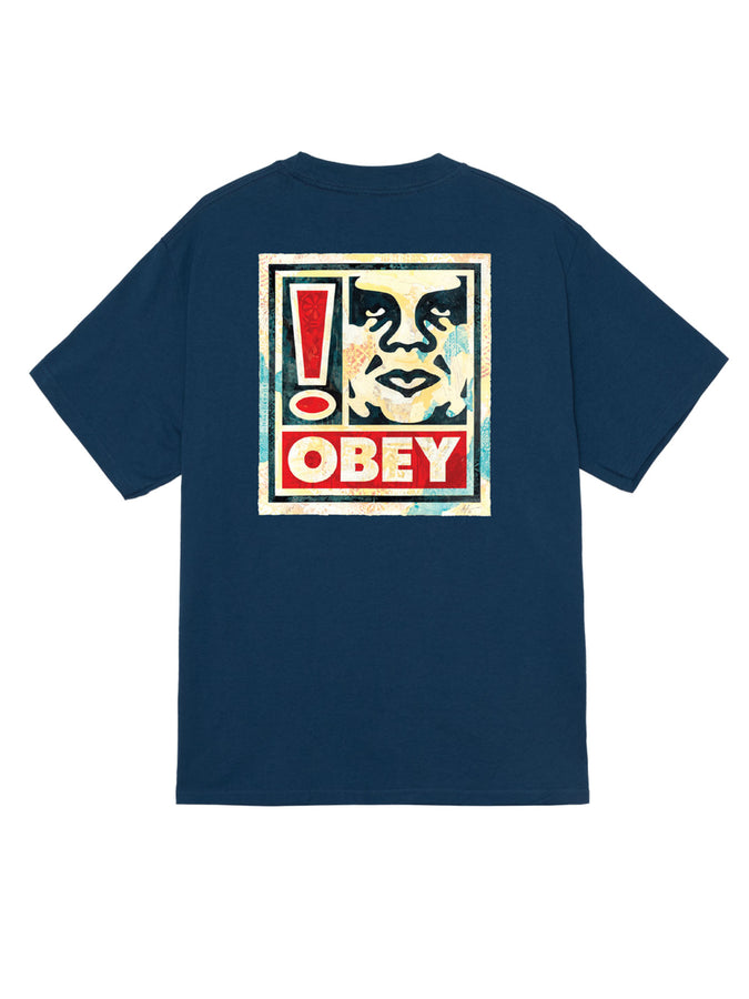 Obey Exclamation T-Shirt Spring 2026 | HARBOR BLUE (HBU)