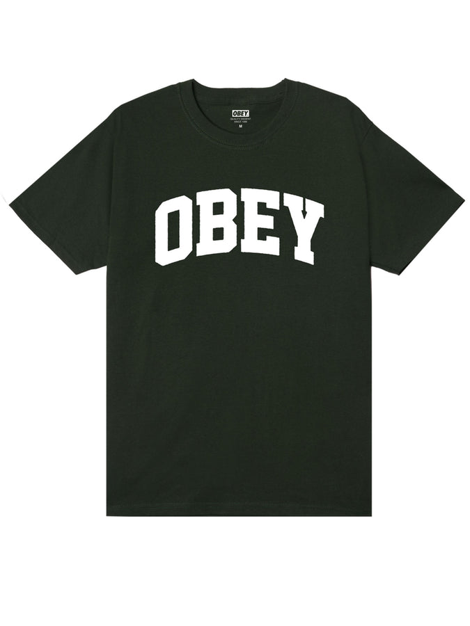 Obey Collegiate Standard T-Shirt Summer 2026 | FOREST GREEN (FOR)