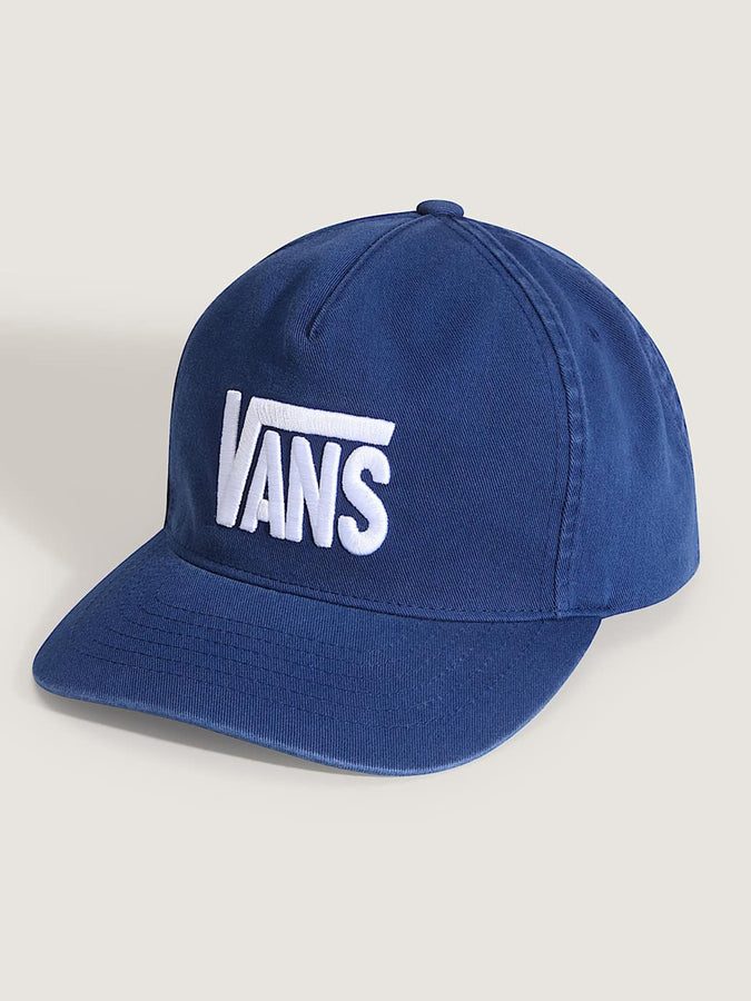 Vans Stretch Logo Snapback Hat | DRESS BLUES (LKZ)