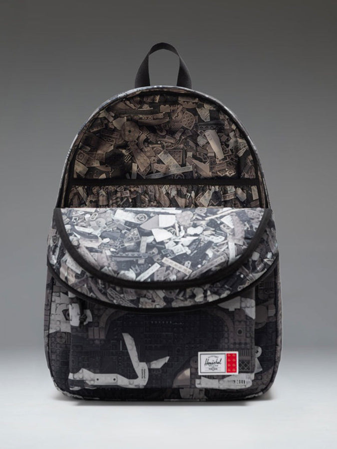 Hershcel  x Lego Classic XL Backpack | ABSTRACT BRICKS BLACK (07462)