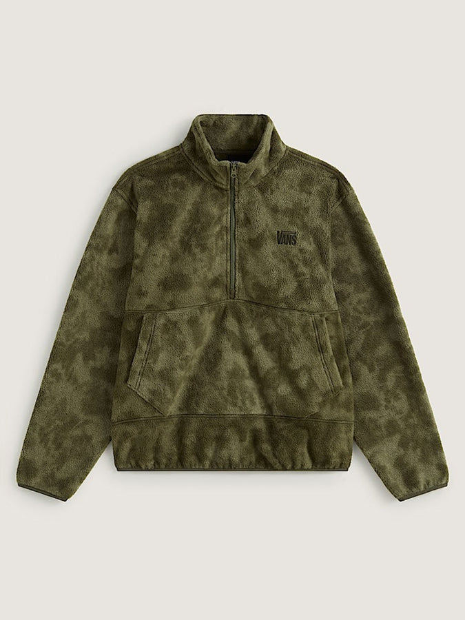Vans Shepard Half Zip Fleece Holiday 2026 | MOSY OLIVE/OBSIDIAN FERN (HBM)