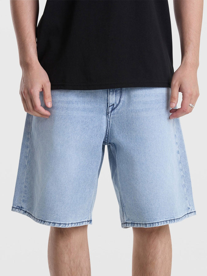 Volcom Billow Denim Shorts Spring 2026 | DUST BOWL INDIGO (DBI)