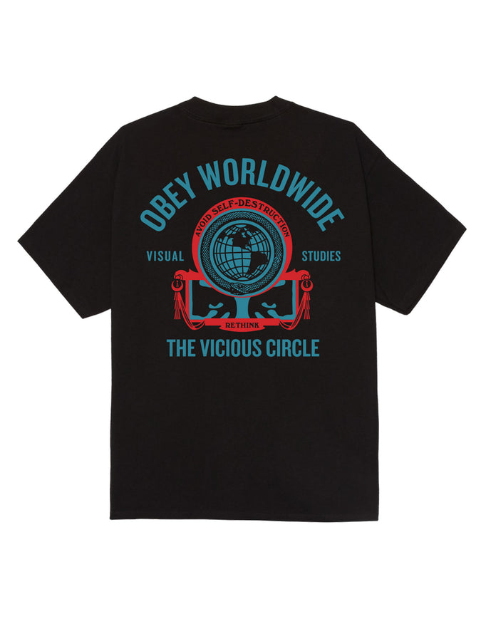 Obey Vicious Circle T-Shirt Fall 2026 | BLACK (BLK)