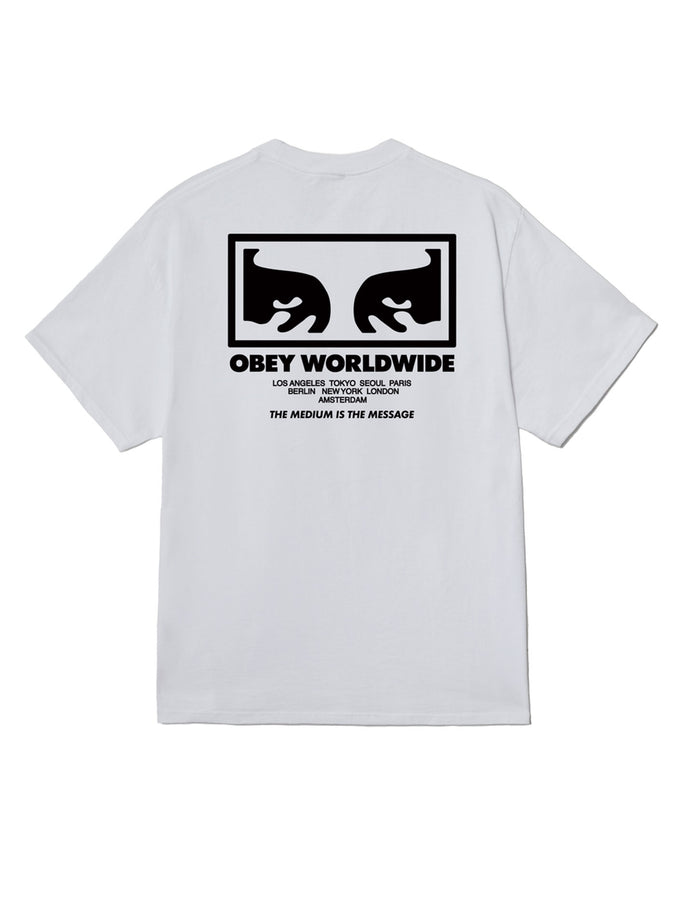 Obey The Medium Is The Message T-Shirt Fall 2026 | WHITE (WHT)