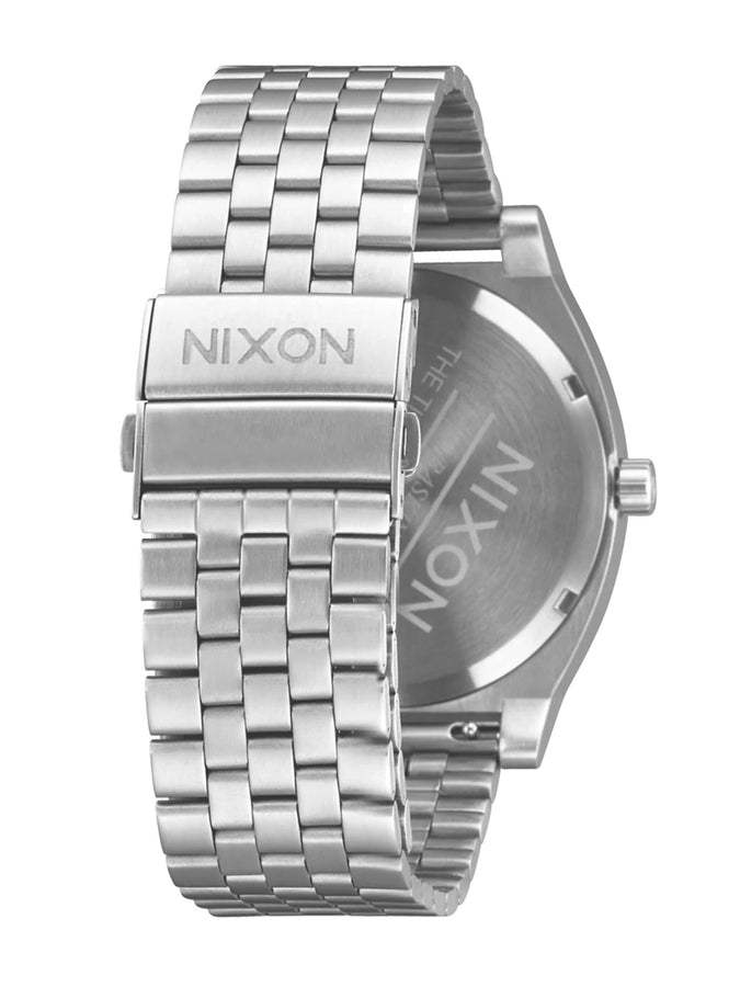 Nixon Time Teller Solar Silver/White Light Watch | SILVER/WHITE LUME (5371)