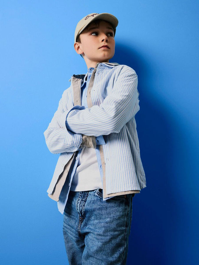 Name It Newsa Long Sleeve Buttondown Shirt Fall 2026 | CAMPANULA