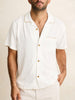 Rhythm Linen Whip Stitch Short Sleeve Buttondown Shirt Fall 2026
