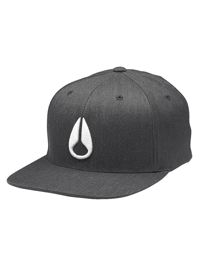 Nixon Deep Down Athletic Flexfit Hat | BLACK HEATHER/WHITE (1328)