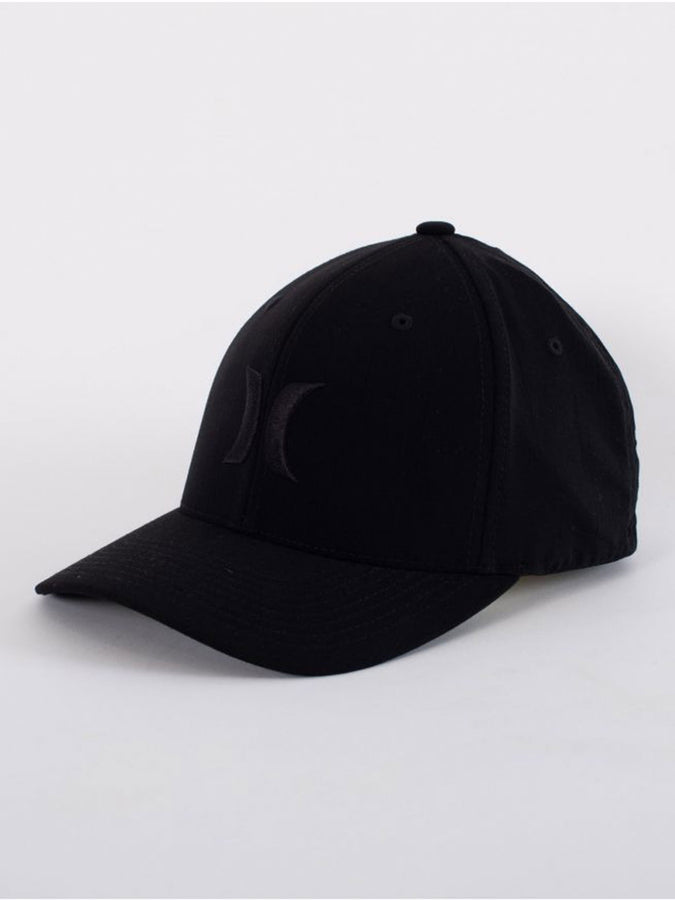 Hurley Icon Texture Flexfit Hat Spring 2026 | BLACK/BLACK (022)
