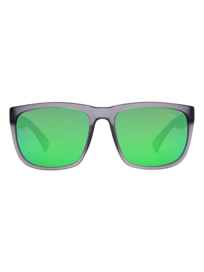I-Sea Wyatt Sunglasses | GREY/GREEN MIRROR