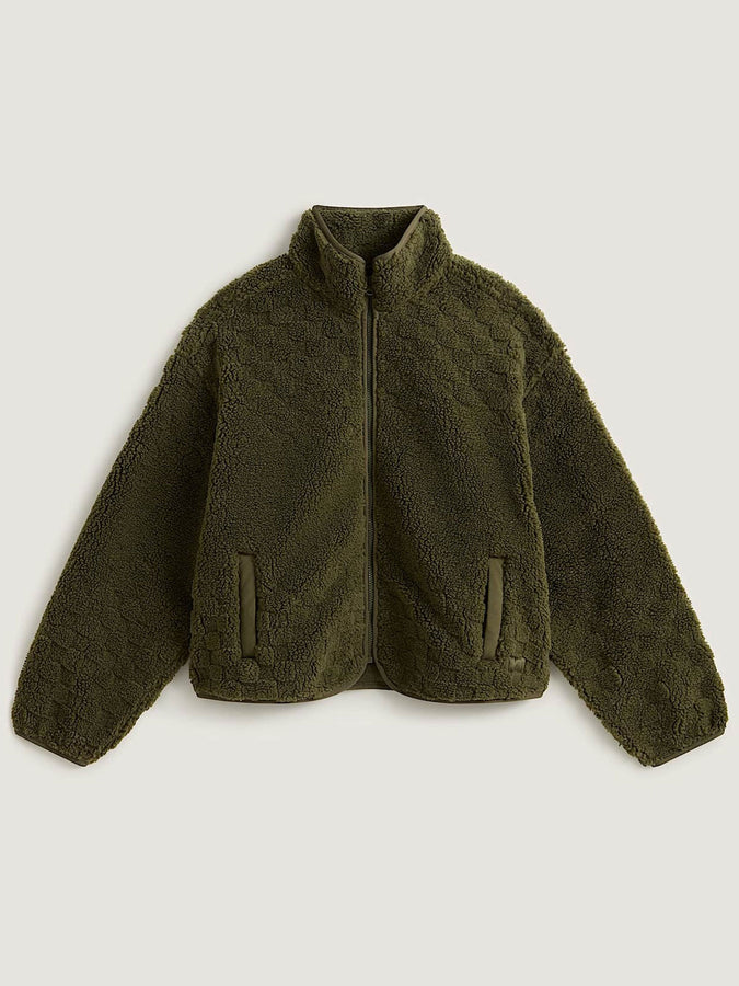 Vans Queens High Pile Jacket Fall 2026 | MOSSY OLIVE (FR1)