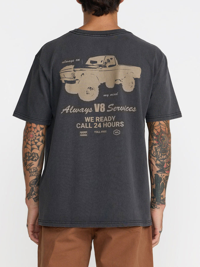 Rvca V8 T-Shirt Fall 2026 | BLACK (BLK)