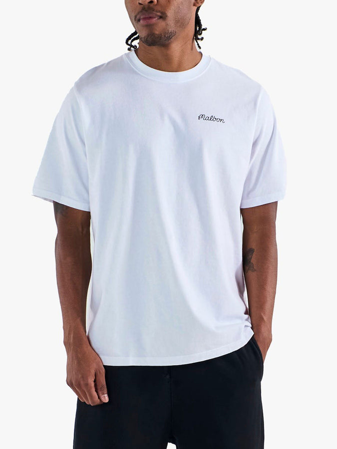 Malbon Bermuda Baldwin Black T-Shirt Fall 2026 | WHITE