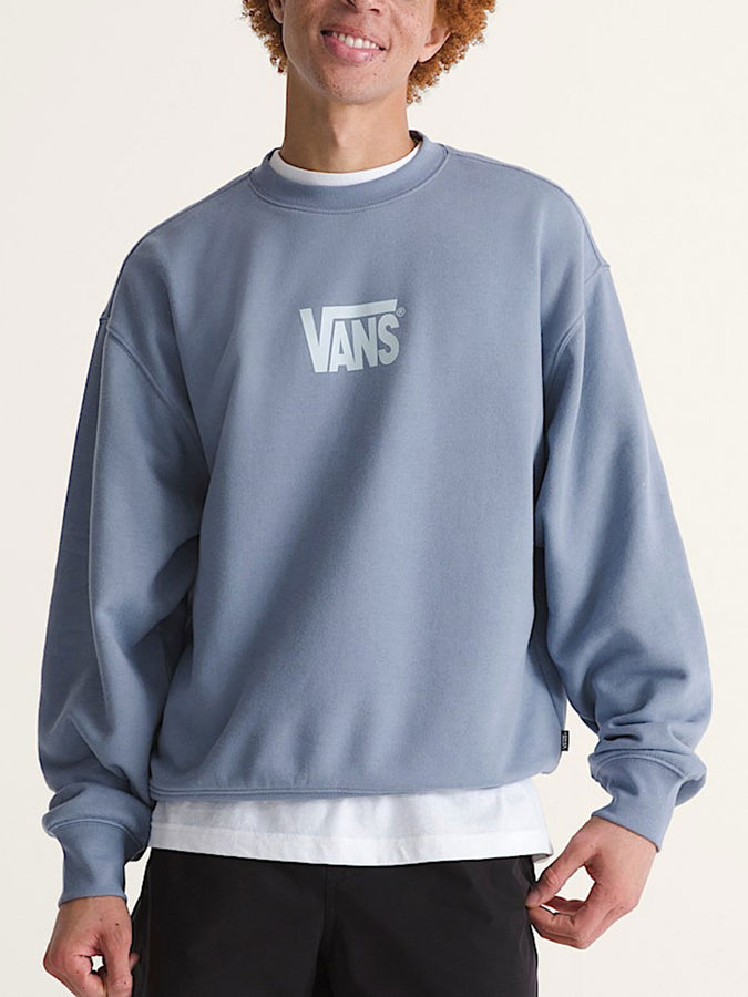 Vans Stretch Logo Crewneck Sweatshirt Spring 2026 | GLACIAL SLATE (FOI)
