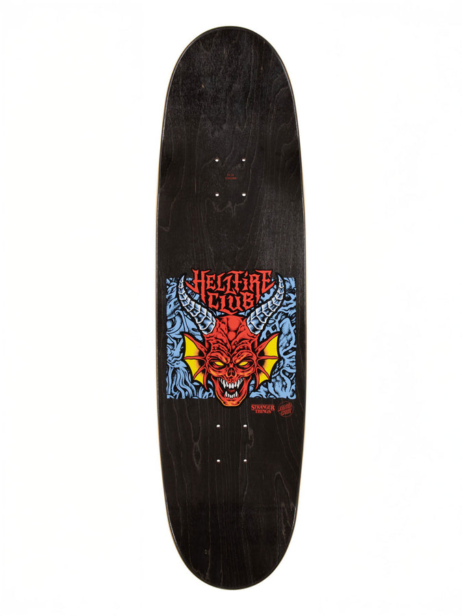Santa Cruz x Stranger Things Hellfire Club Flames 9’’ Skateboard Deck | MULTI