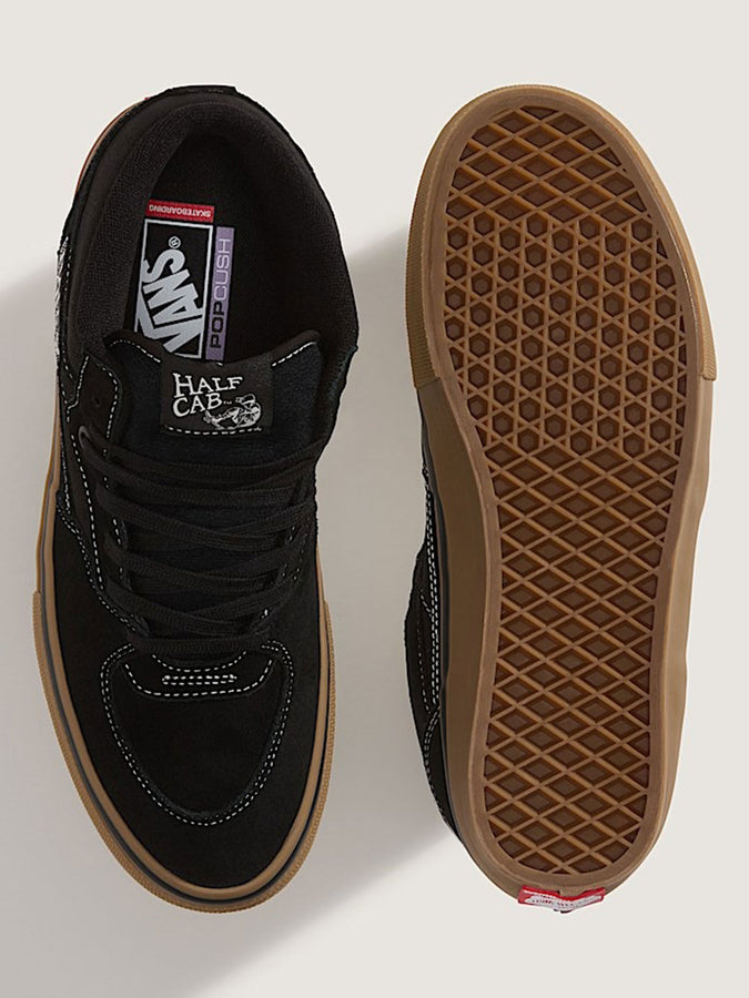 Vans Half Cab Black/Gum/White Shoes Summer 2026 | BLACK/GUM/WHITE (B9K)