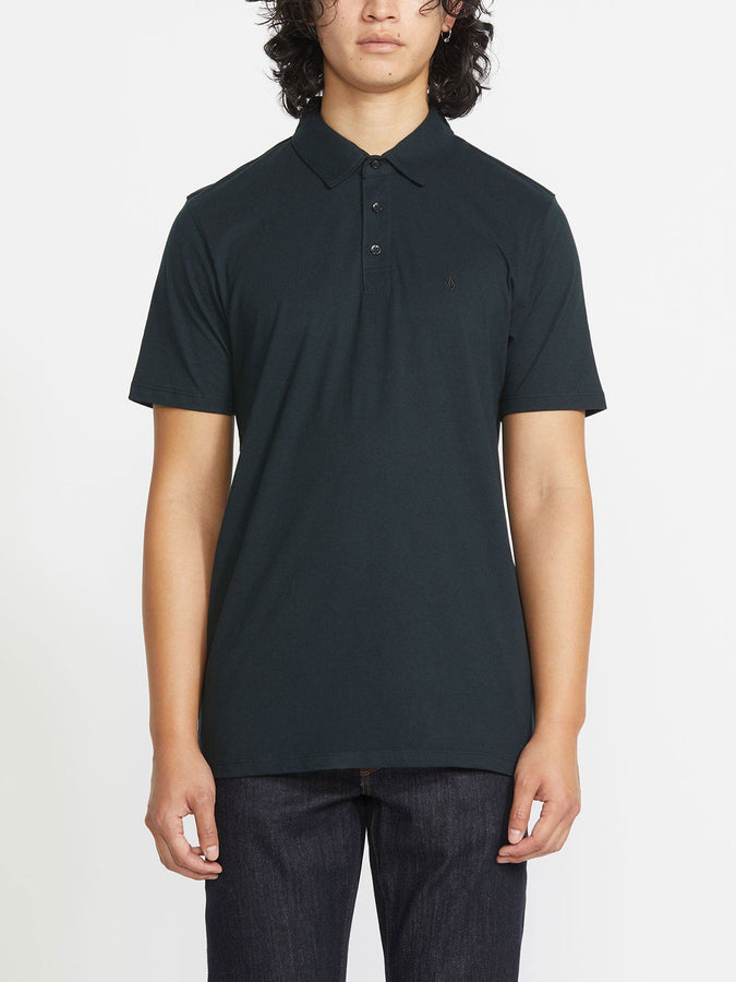 Volcom Wowzer Short Sleeve Polo Fall 2026 | BLACK (BLK)