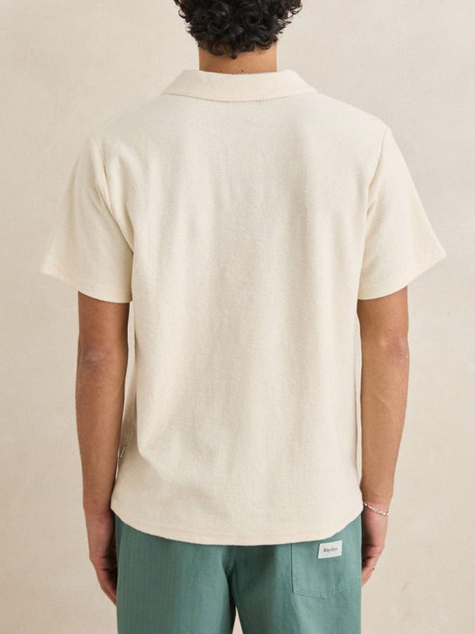 Rhythm Vintage Terry Short Sleeve Polo Fall 2026 | NATURAL